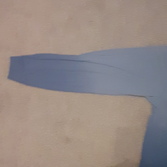 Ombre gray and white long sleeve crop top - Picture 3 of 4